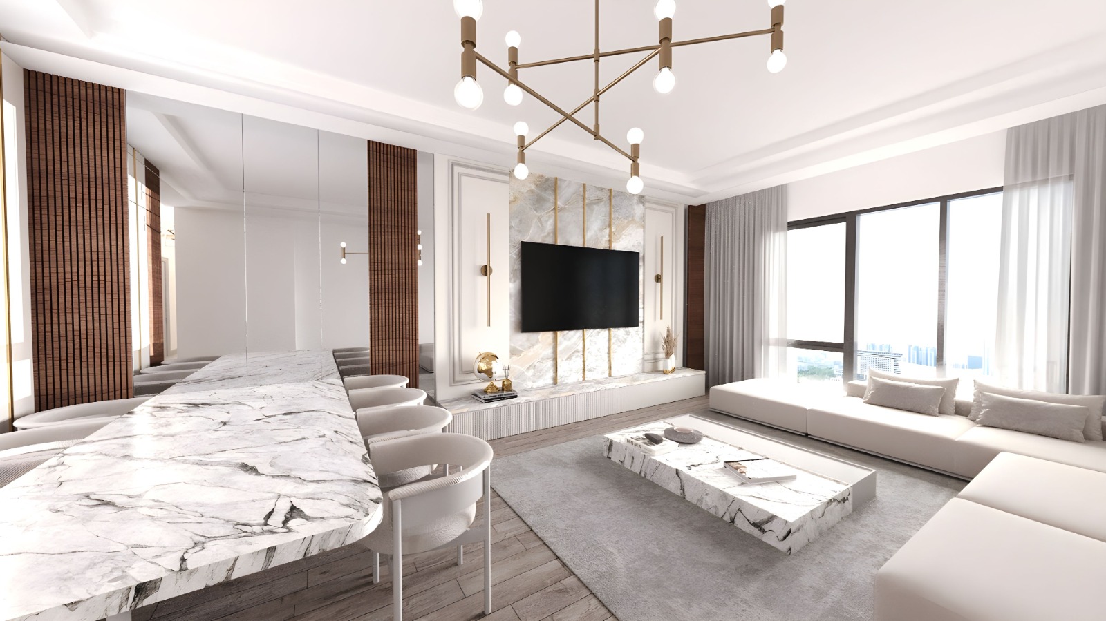 Acron Mimarlık tarafından tasarlanan modern yaşam alanı